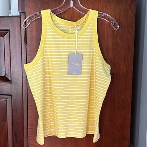 NWT Everlane Striped Tank in Essential Cotton